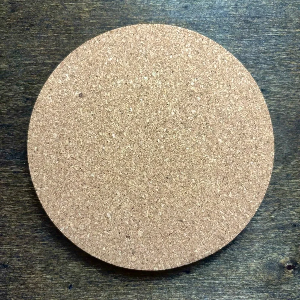 Boruto Red Rinnegan Laser Engraved Painted Cork Coaster
